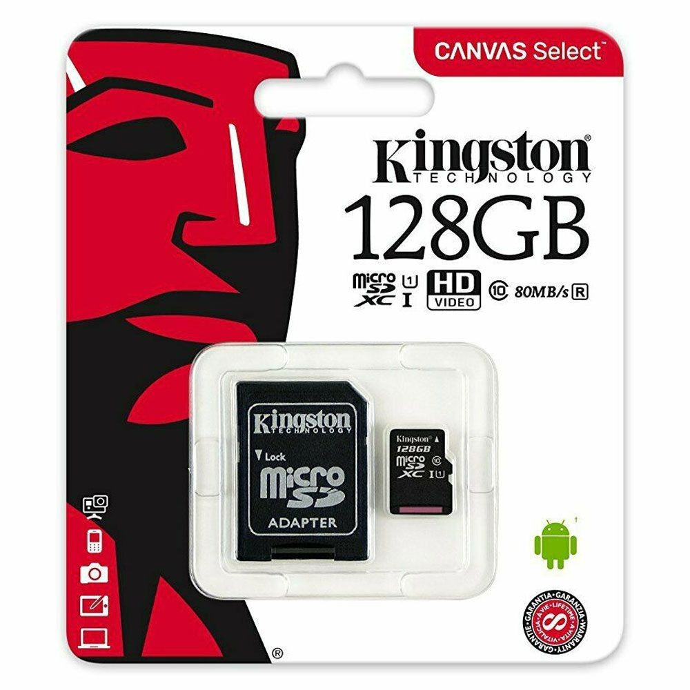 ແຜ່ນຄວາມຈຳ Kingston Micro SD